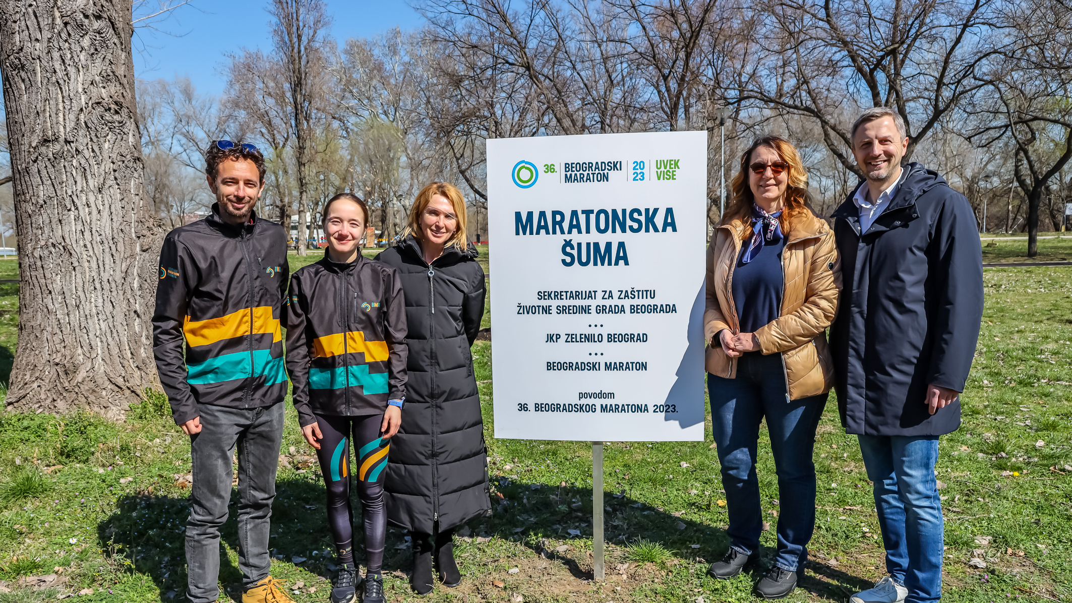 The Marathon Forest is richer by 36 new trees