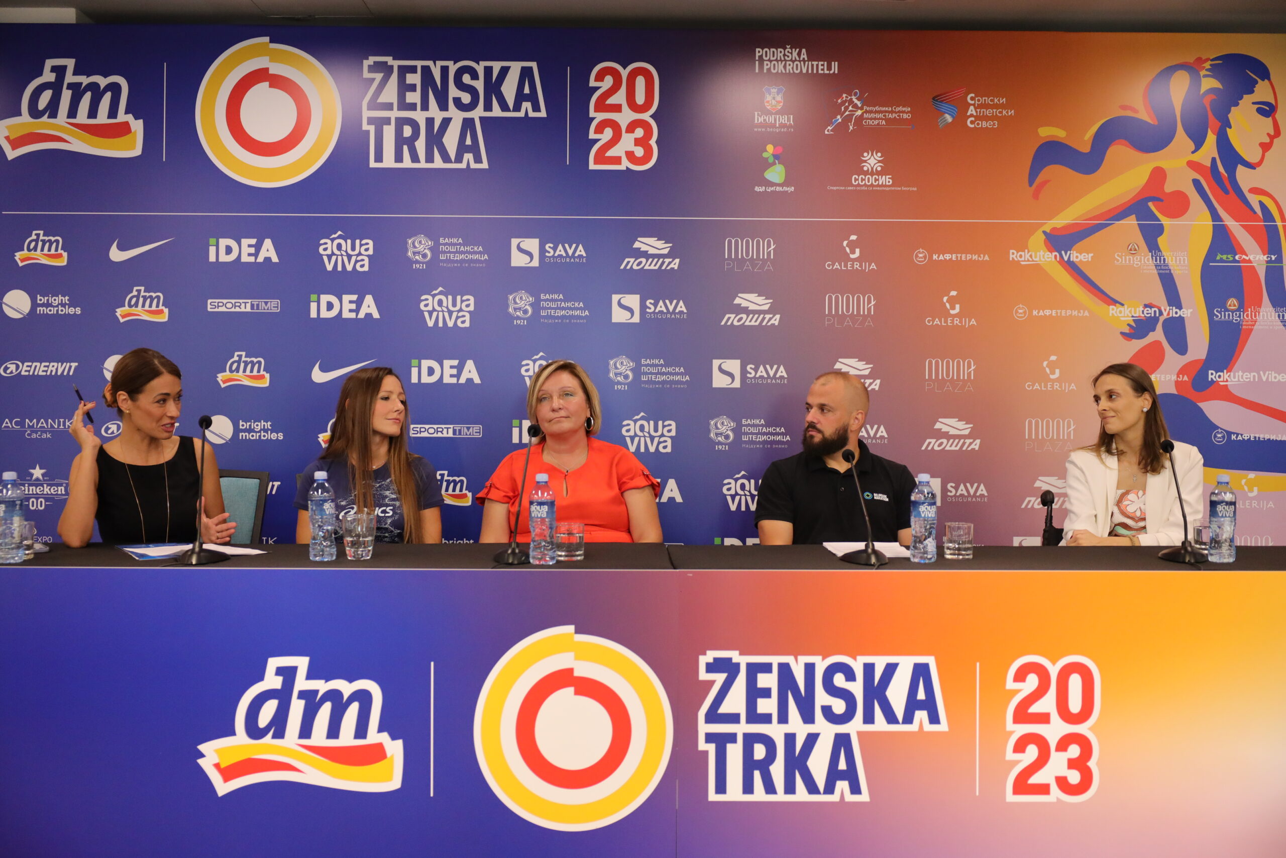 Media conference held in anticipation of the dm Women’s Race at Ada Ciganlija
